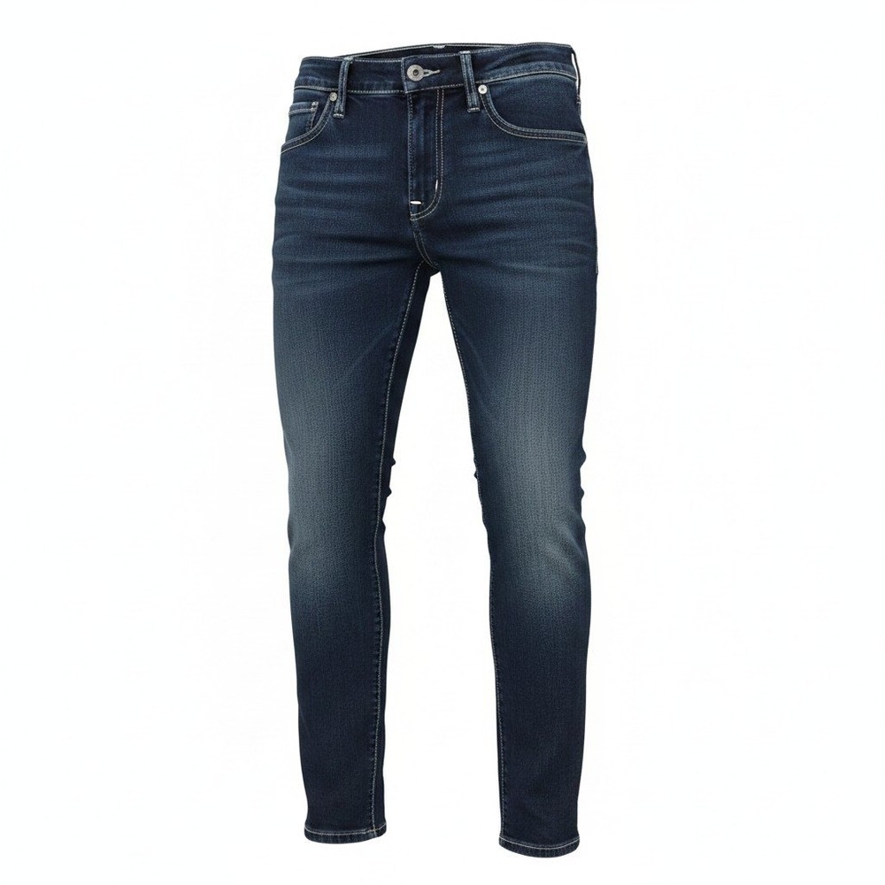 True Religion Rocco Mens Size 34 Dark Woodland Wash Big T Flap Skinny Jeans